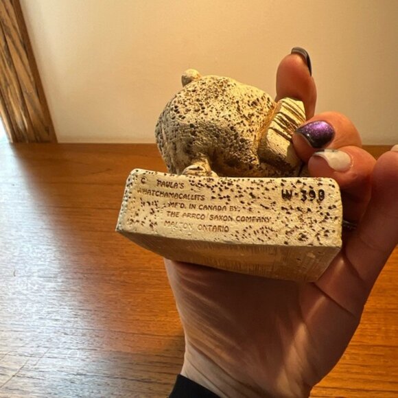 Vintage 1975 Paula Figurine Ontario Canada dog missing human W390 - Picture 7 of 7